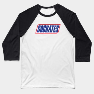 Socrates - Ancient Greek Philosopher Socrates Greece History Philosophy Baseball T-Shirt